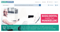 Desktop Screenshot of basiqdental.nl